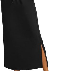 ANRABESS Casual Maxi Skirts for Women. High Waist. Summer. Drawstring. Ideal for Daily Wear. Office & Weekend Outings 2026