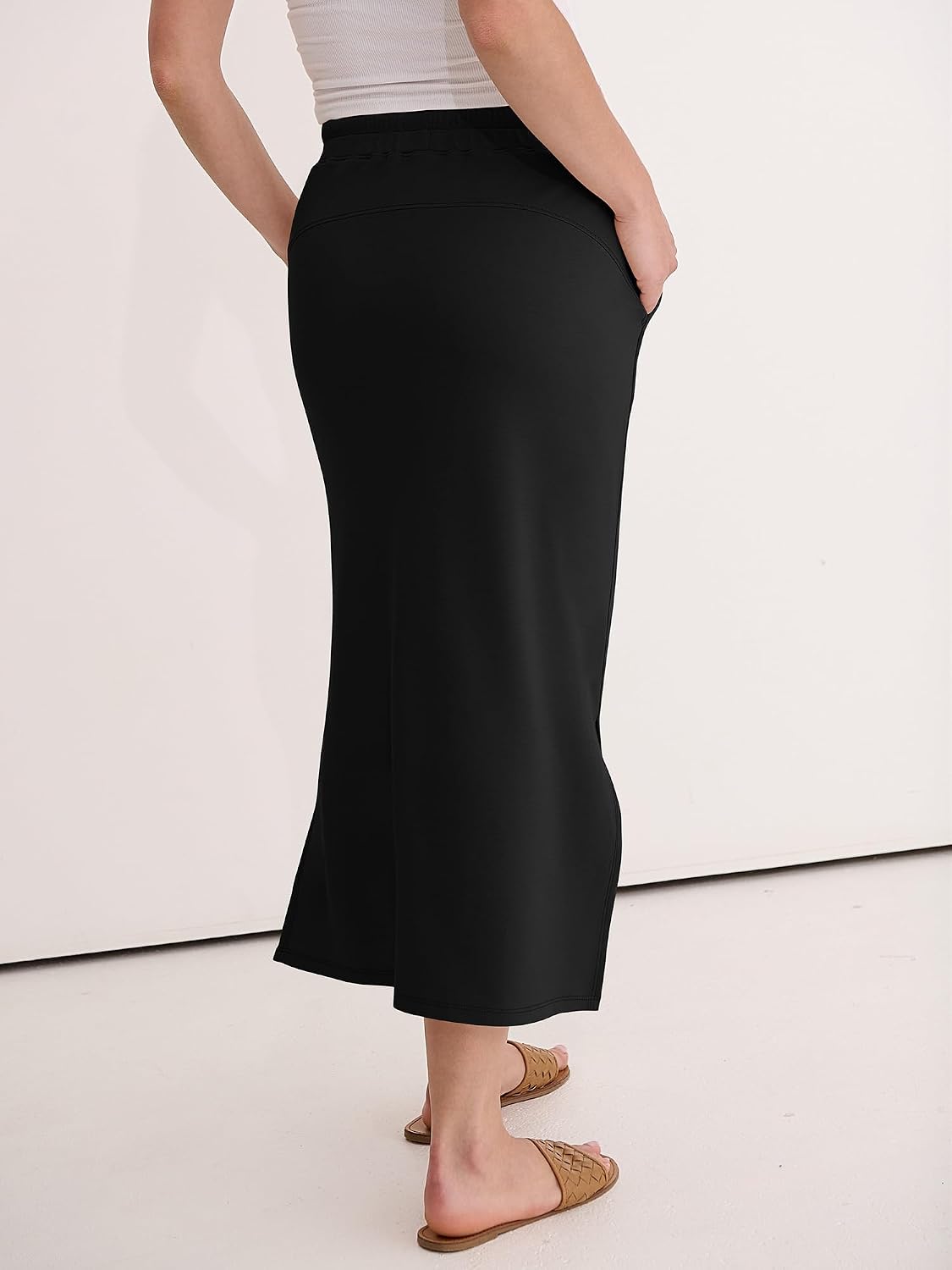 ANRABESS Casual Maxi Skirts for Women. High Waist. Summer. Drawstring. Ideal for Daily Wear. Office & Weekend Outings 2026 - Image 4